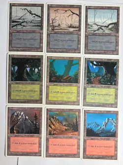 MTG Basic Land FOURTH Edition 4th ED Magic The Gathering All Cards NM UNPLAYED - Image 1