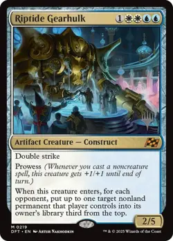 MTG Riptide Gearhulk Aetherdrift Promo Pack NM Foil - Image 1