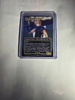 Cloud, Ex-SOLDIER (Borderless) 202 Final Fantasy Magic The Gathering - Image 1
