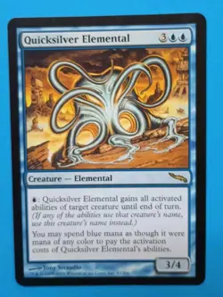 Magic the Gathering MTG Mirrodin QUICKSILVER ELEMENTAL Rare LP/MP 2003 NICE!!! - Image 1