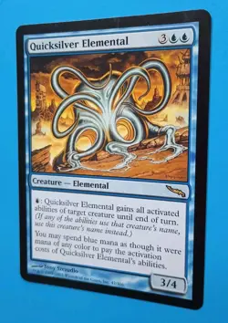 Magic the Gathering MTG Mirrodin QUICKSILVER ELEMENTAL Rare LP/MP 2003 NICE!!! - Image 2