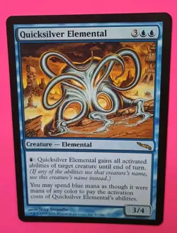 Magic the Gathering MTG Mirrodin QUICKSILVER ELEMENTAL Rare LP/MP 2003 NICE!!! - Image 3