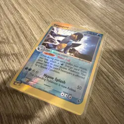 2003 Swampert 13/109 Pokemon Ruby and Sapphire Reverse Holo LP - Image 4