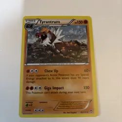 Tyrantum 62/111 Pokemon TCG XY Furious Fists Holo - Image 1