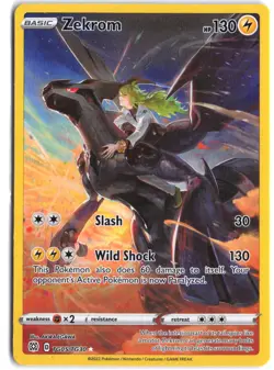 Zekrom TG05/TG30 Holo Brilliant Stars Trainer Gallery Pokemon - Image 1