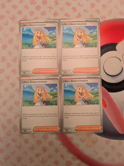 Pokemon TCG - Lillie's Determination 119/132 - Mega Evolution - Playset x4 - Image 1