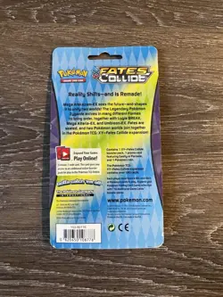 Pokemon TCG XY Fates Collide Blister Booster Pack Gastly Promo New Sealed - Image 2
