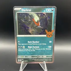 Pokemon TCG Darkrai Cosmos Holo 136/197 Trick or Trade 2024 English - Image 1