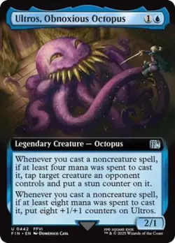 Ultros, Obnoxious Octopus (Extended Art) [FINAL FANTASY] Magic MTG - Image 1