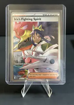 Iris's Fighting Spirit 292/217 Pokemon Trainer Ascended Heroes SIR NM - Image 1