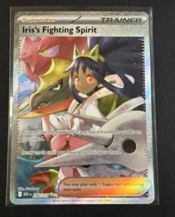Iris's Fighting Spirit 292/217 Pokemon Trainer Ascended Heroes SIR NM - Image 4