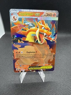 Mega Charizard Y ex 022/217 Ascended Heroes English Pokemon TCG - Image 1