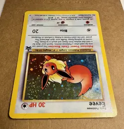 Pokemon Eevee Holo Promo Wotc 11/53 Basic Vintage Wizards English 2000 LP - Image 5