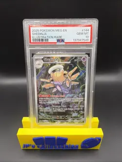 2025 Pokemon Mega Evolution Shedinja #144 Illustration Rare PSA 10 - Image 1
