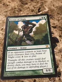 AVATAR OF MIGHT Magic the Gathering MTG 10th Edition - Image 1