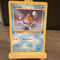 Pokemon TCG Squirtle Team Rocket 1st Edition (68/82) - Image 1