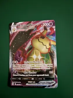 Pokemon TCG Mimikyu VMAX Brilliant Stars 069/172 Holo Ultra Rare - Image 1