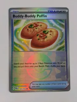 Buddy-Buddy Poffin (Poke Ball Pattern) 101/131 SV: Prismatic Evolution NM - Image 1
