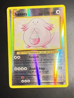Chansey 70/108 Holo Evolutions Pokemon Heavily Played Reverse Holo Ken Sugimori - Image 1