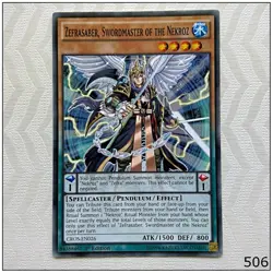 Zefrasaber, Swordmaster of the Nekroz - CROS-EN026 - Common 1st Edition Yugioh - Image 1