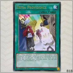 Zefra Providence - MACR-EN061 - Rare 1st Edition Yugioh - Image 1