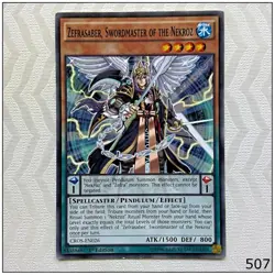 Zefrasaber, Swordmaster of the Nekroz - CROS-EN026 - Common 1st Edition Yugioh - Image 1