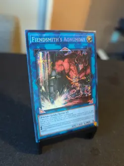 Yu-Gi-Oh! TCG Fiendsmith's Agnumday MP25-EN109 1st Edition Prismatic Secret Rare - Image 3
