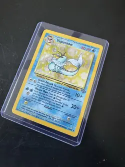 Pokemon TCG Vaporeon Holo Rare Card Jungle, 12/64 - Image 4