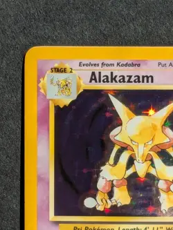 Alakazam 1/102 Holo Rare Holographic Pokemon Card Base Set TCG Near Mint - Image 3
