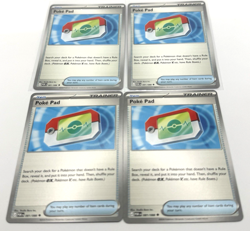 Pokepad 081/088 POR Pokemon Card Lot of 4 Trainer Bundle - Image 1
