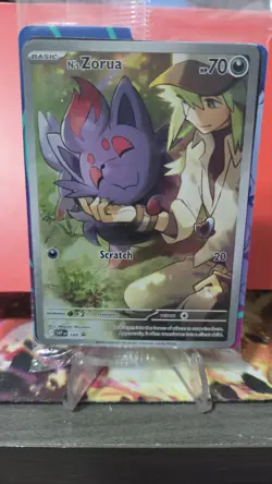Pokemon TCG Illustration N's Zorua Promo Card #189 Sealed - Image 1