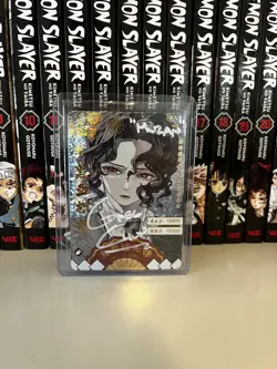 Muzan Demon Slayer Kimetsu no Yaiba SP Card Signed By Greg Chun!! With Jsa!! - Image 1