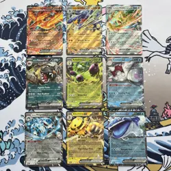 Pokemon TCG, Destined Rivals Ex Bundle Now X 9 Cards Pack Fresh NM - Image 1