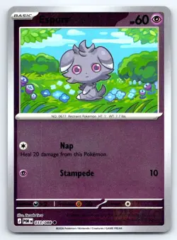 Pokemon Espurr Perfect Order ME03 COMMON REVERSE HOLO 033/088 Tera NM - Image 1