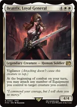 Beatrix, Loyal General [FINAL FANTASY] Magic MTG - Image 1