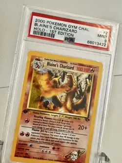 Pokemon PSA 9 1st Edition Blaine's Charizard 2/132 - Gym Challenge MINT - Image 4