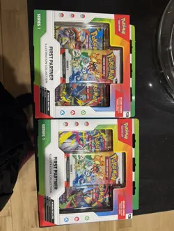 2x Pokemon tcg First Partner Illustration Collection Series 1 Brand New- Sealed - Image 1