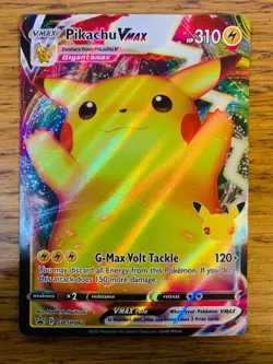 NM! Pikachu SWSH062 Sword & Shield Celebrations 25th Holo Promo Pokemon Card! - Image 1