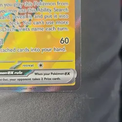 Pokemon Meowth EX Holo 107/088 POR Basic 170 HP Last-Ditch Catch Card - Image 4