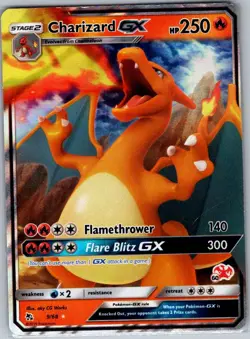 Charizard GX - 9/68 (#60 Charizard Stamped) Battle Academy - Pokemon Card - NM - Image 1