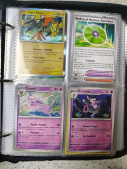 Pokemon Card Binder Filled With 100 Vintage To Modern Cards. See Description - Image 3