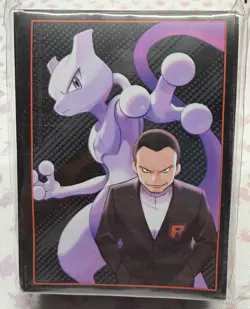 Destined Rivals Mewtwo ETB Pokemon Card Sleeves 65 Ct New Sealed - Image 1