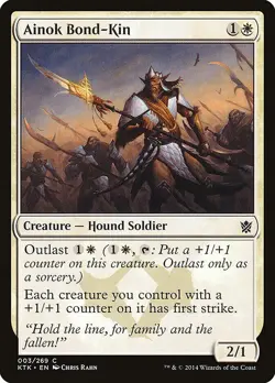 MTG | 4x AINOK BOND-KIN x4 | KTK Khans of Tarkir - Image 1