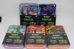 Magic: The Gathering Teenage Mutant Ninja Turtles Tin [TMNT Set] 3 Pack Booster - Image 1
