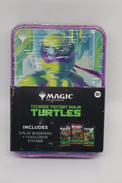 Magic: The Gathering Teenage Mutant Ninja Turtles Tin [TMNT Set] 3 Pack Booster - Image 3