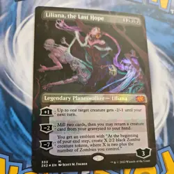 [1x] Liliana, the Last Hope - Textured Foil - Borderless Near Mint, English Doub - Image 1