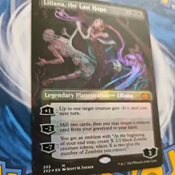 [1x] Liliana, the Last Hope - Textured Foil - Borderless Near Mint, English Doub - Image 2