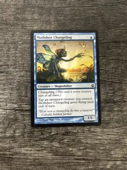 MTG 1x Mothdust Changeling x1 LP Morningtide - Image 1