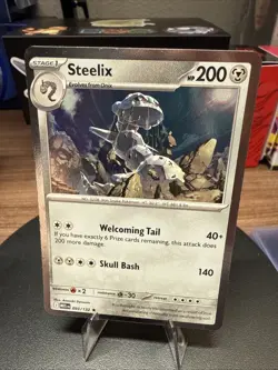 Steelix 093/132 Rare Mega Evolution Pokemon Cosmos Holo NM - Image 1