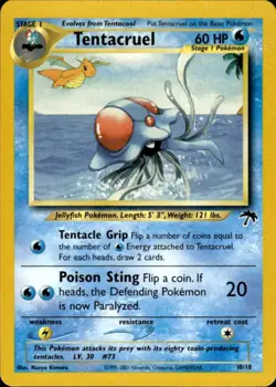 Pokemon Tentacruel 10/18 Southern Islands Near Mint - Image 1